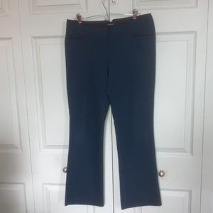 Express Navy Columnist Pant Mid Rise 6S